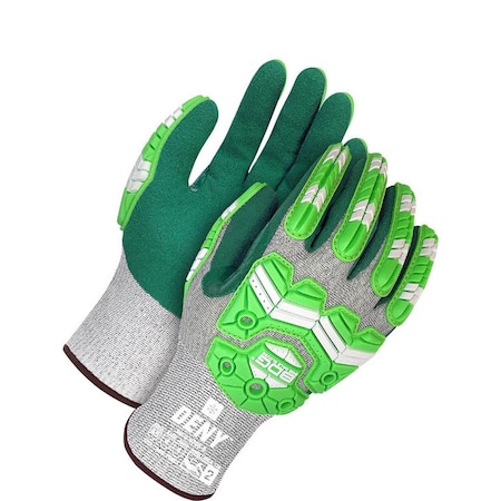 Bdg Cut-Resistant Impact Gloves, Cut Level A6 , Nitrile , Sandy , 2XL 1 PR 99-9-9793-11-K